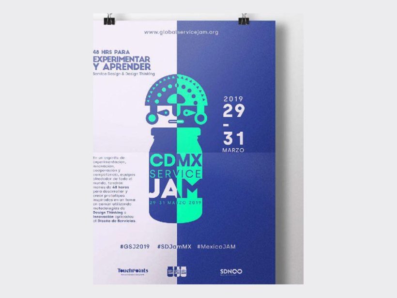 CDMX Service Jam 2019 poster